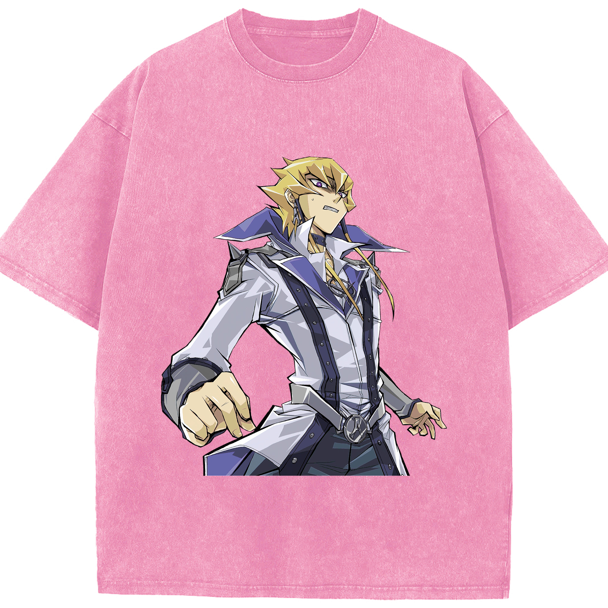 （画像用） 遊☆戯☆王 Yu-Gi-Oh! 綿100% ヴィンテージ風 半袖Tシャツ（フロントプリント）